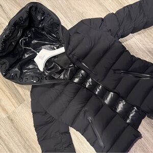 Moncler Black Logo-Emblazoned Jacket